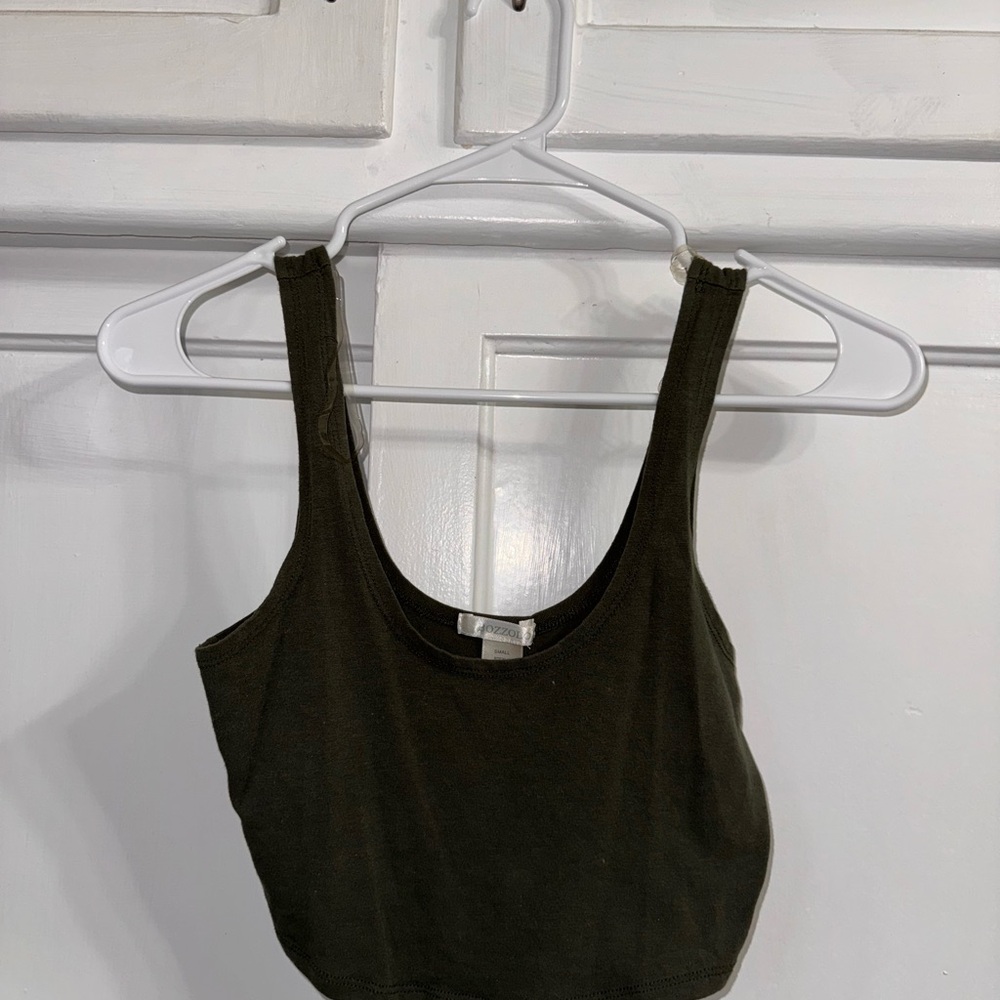 Bozzolo Olive Green Women's Tank Top